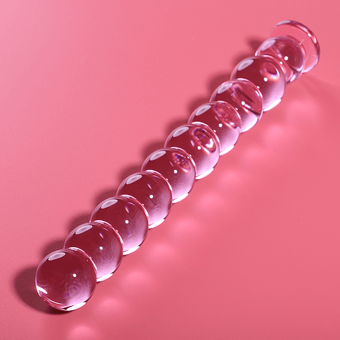NEBULA SERIES BY IBIZA - MODELO 22 DILDO VIDRO BOROSILICADO ROSA 21.5 CM -O- 2.5 CM