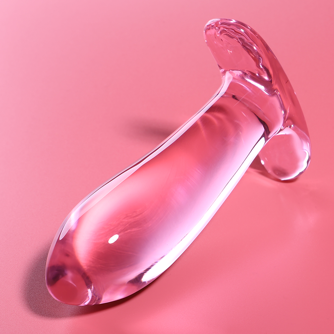 NEBULA SERIES BY IBIZA - MODELO 5 ANAL PLUG VIDRO BOROSILICADO ROSA 12.5 CM -O- 3.5 CM 1