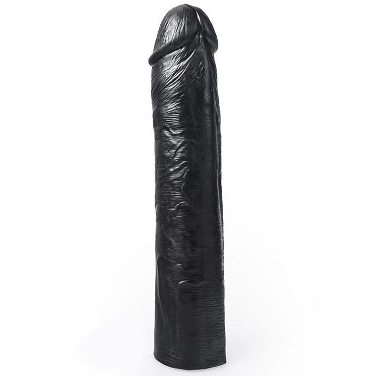 SISTEMA PENDURADO - DILDO REALISTA COR PRETA BENNY 25,5 CM 1