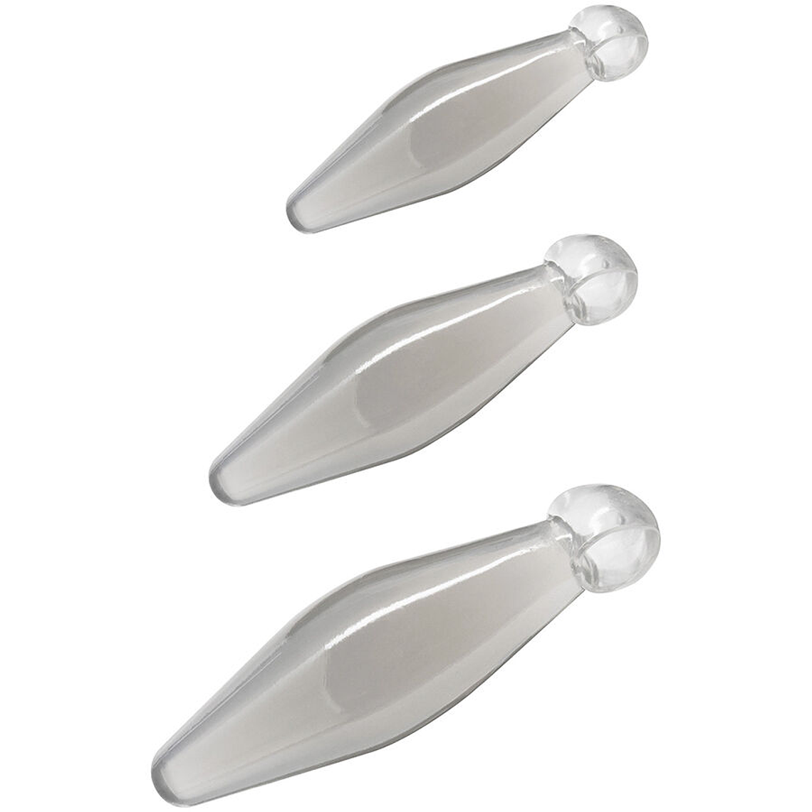 TOYJOY - ANAL PLAY FINGER RIMMER 3 PEÇAS TRANSPARENTE 1