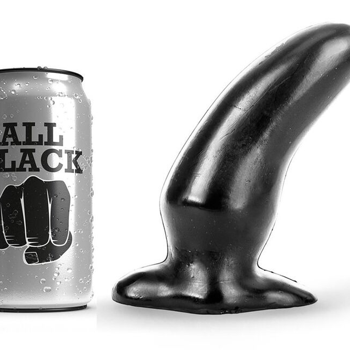 ALL BLACK - PLUG ANAL 13 CM 1