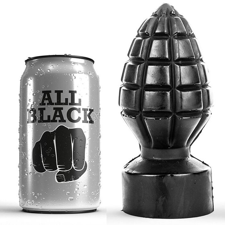 ALL BLACK - PLUG ANAL 14 CM 1