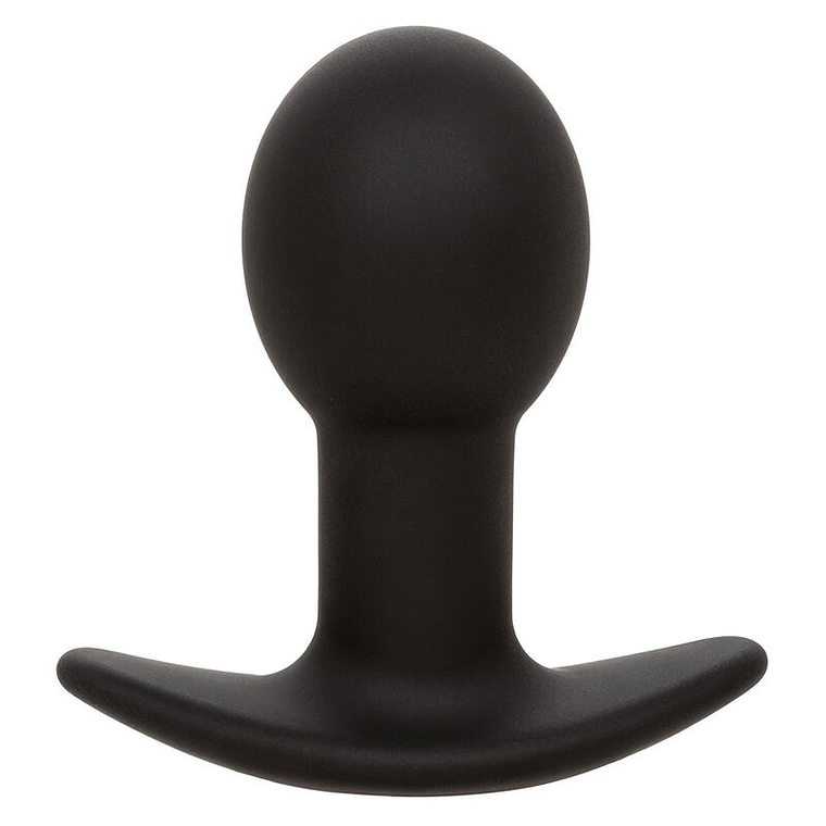 CALEXOTICS - ROCK BOTTOM PLUG ANAL 10 VIBRAÇÕES SILICONE PRETO 1