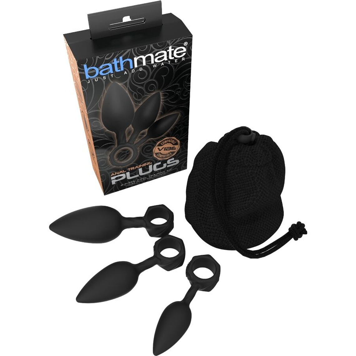 BATHMATE - KIT DE TREINO 3 PLUGS ANAIS 1