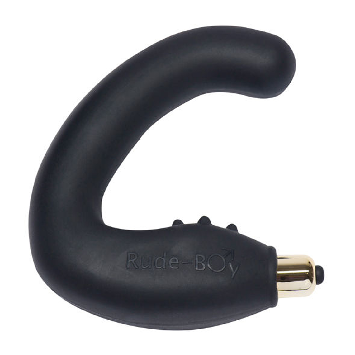ROCKS-OFF - RUDE-BOY MASCULINO G-SPOT MASSAGER 7 V PRETO 1