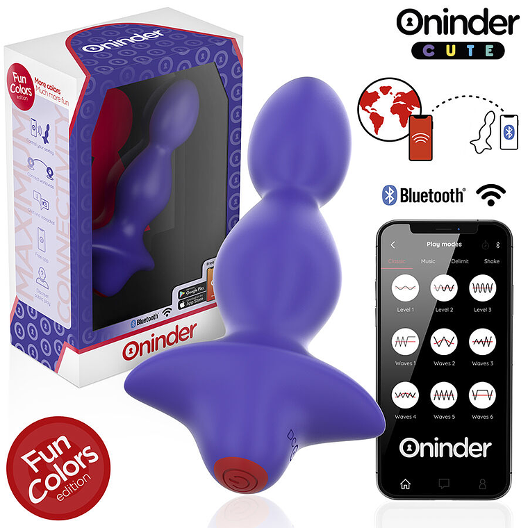 ONINDER CUTE - PLUG ANAL VIBRANTE LOVE BUTT - APLICATIVO MUNDIAL GRATUITO 1