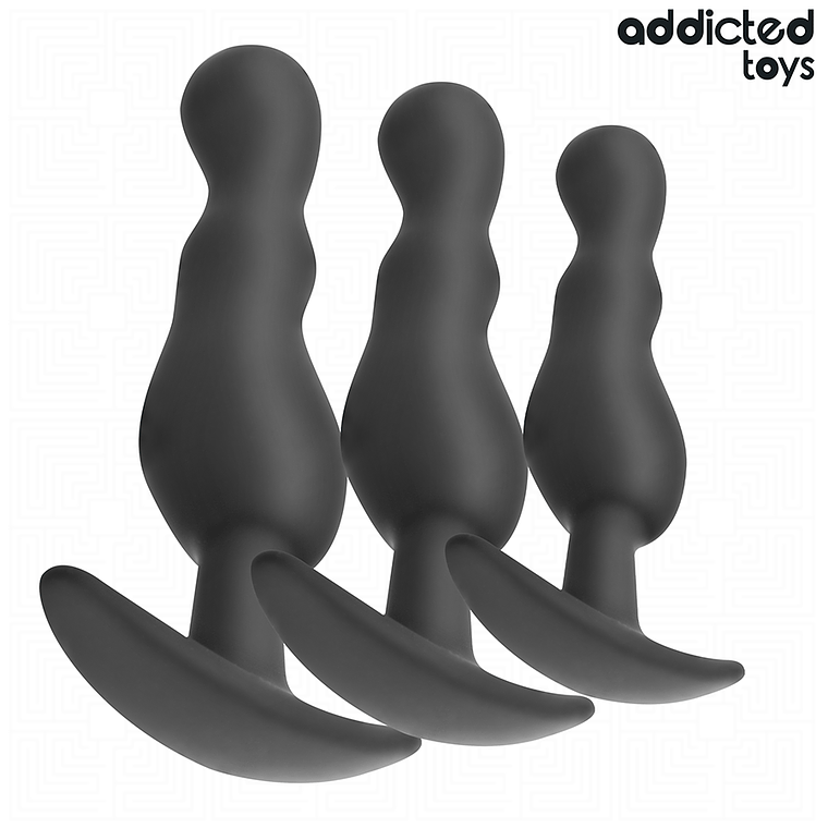 ADDICTED TOYS - CONJUNTO DE 3 PLUG ANAL MODELO 1 1