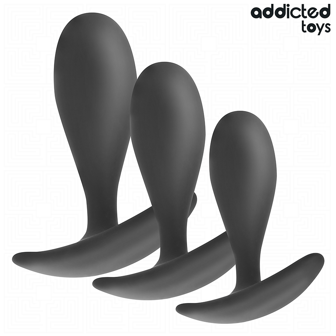 ADDICTED TOYS - CONJUNTO DE 3 PLUG ANAL MODELO 2 1