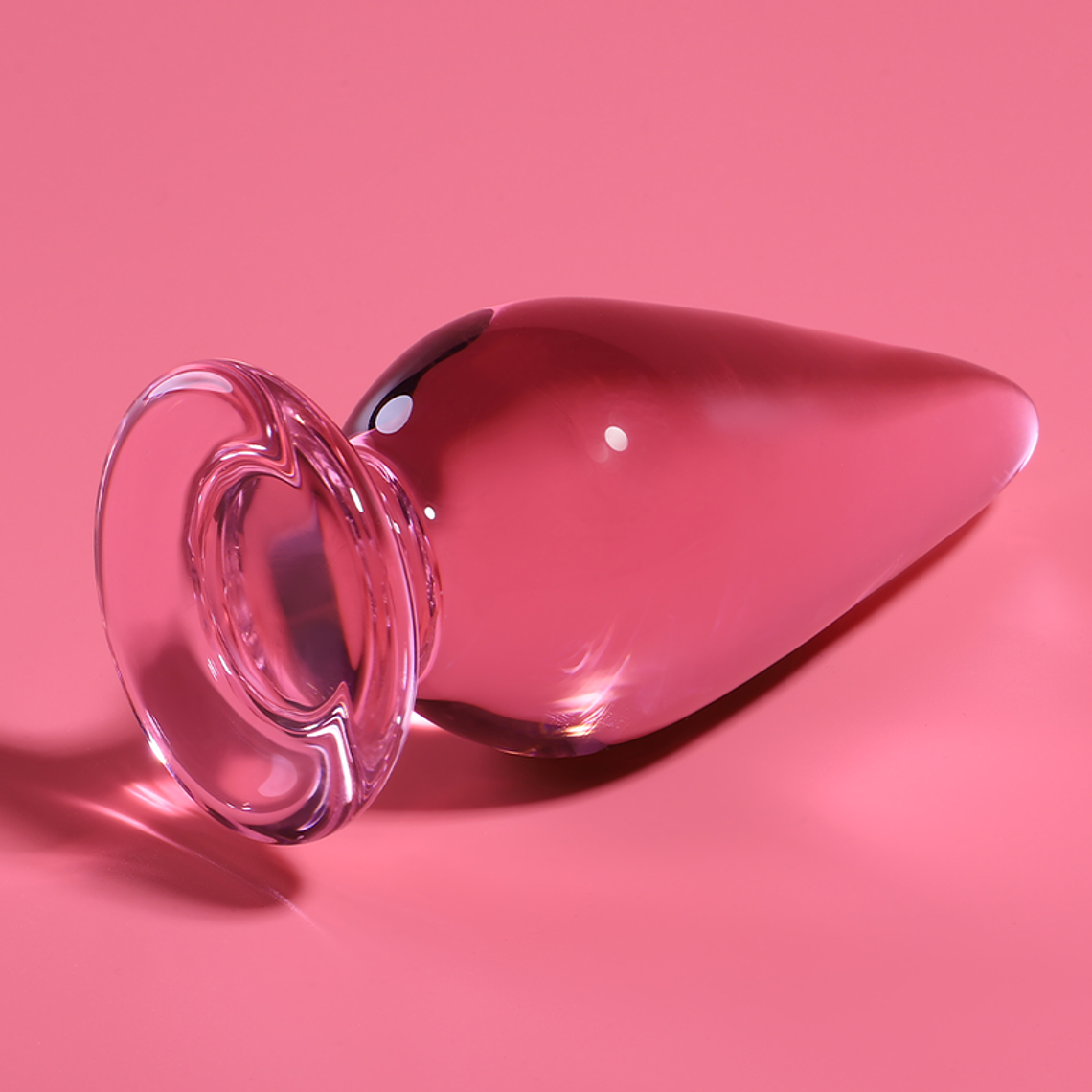 NEBULA SERIES BY IBIZA - MODELO 4 ANAL PLUG VIDRO BOROSILICADO ROSA 11 CM -O- 5 CM 1
