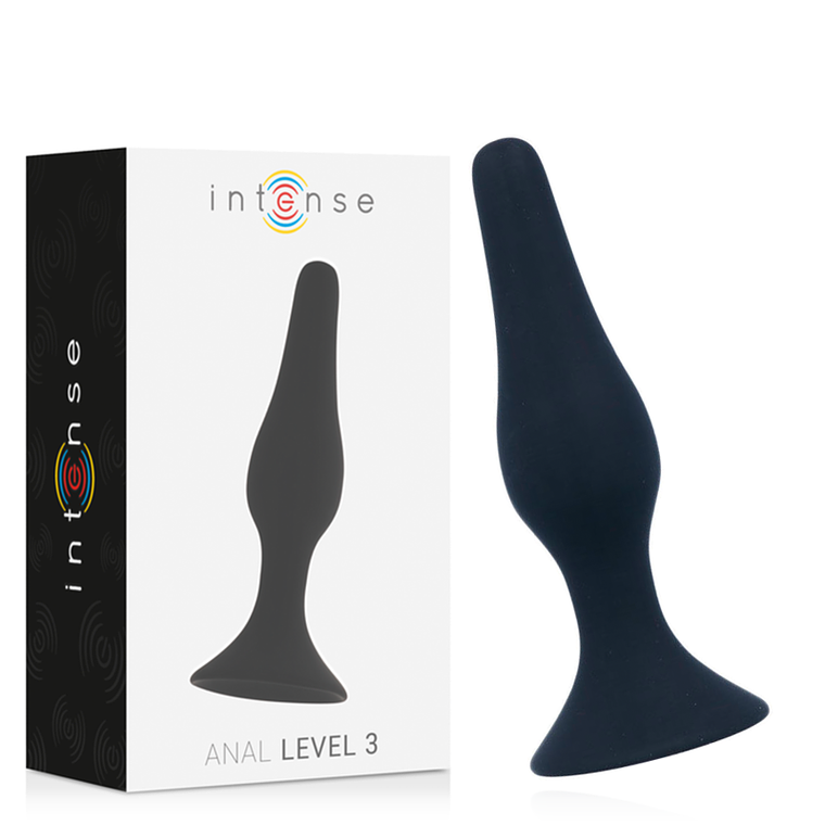 INTENSE - ANAL NÍVEL 3 12,5CM PRETO 1