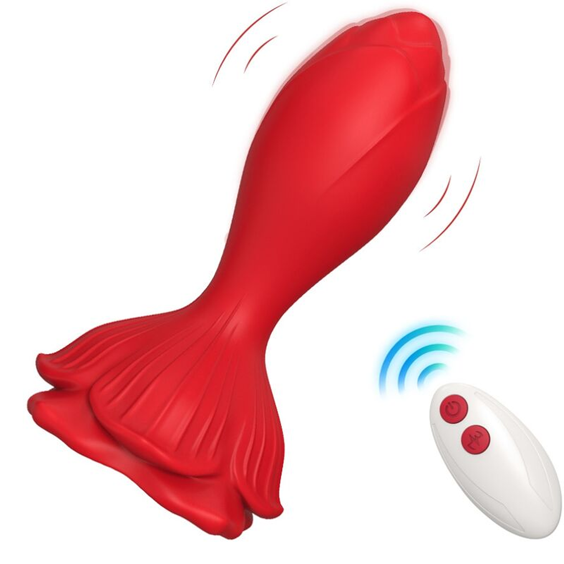 ARMONY - VIBRADOR ROSA E PLUG ANAL PEQUENO CONTROLE REMOTO VERMELHO 1