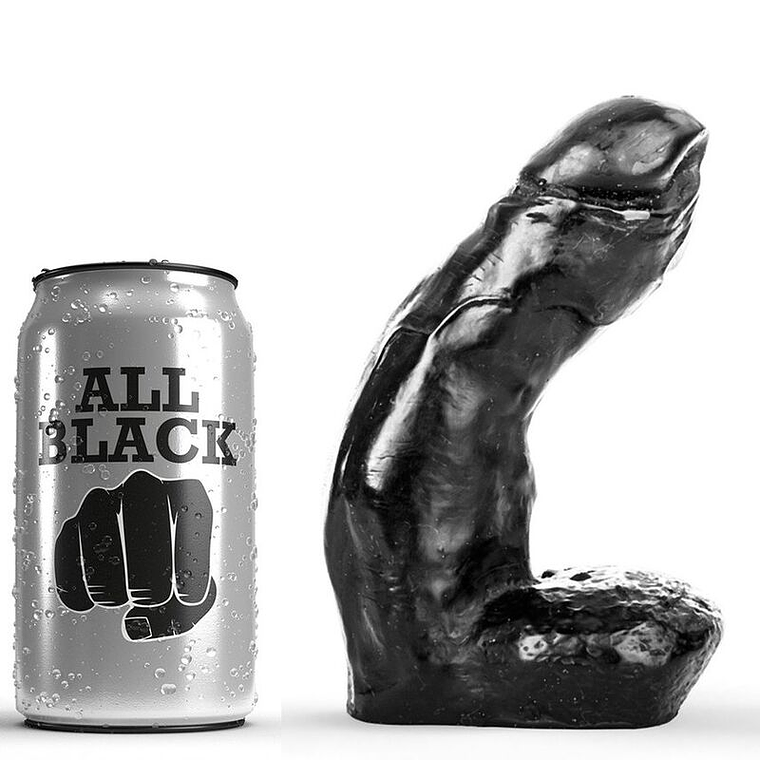 ALL BLACK - DILDO REALÍSTICO 15 CM 1