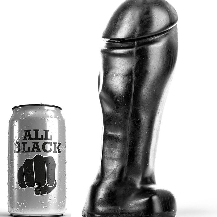 ALL BLACK - DONG 22 CM DE DEDO LARGO 1