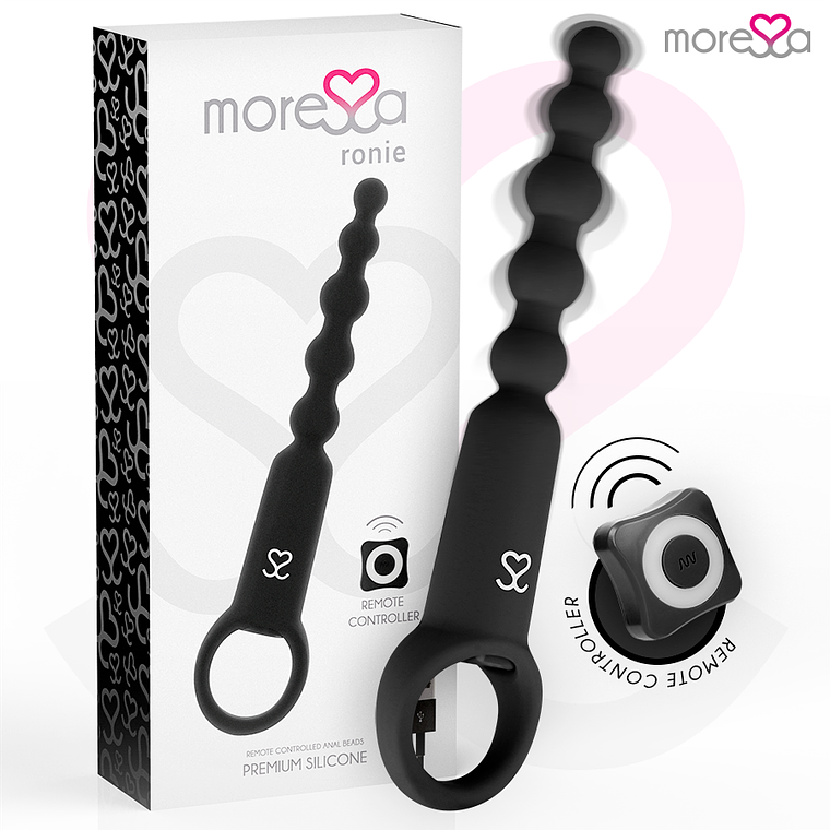 MORESSA - RONIE CONTROLE REMOTO PRETO PRAZER ANAL 1