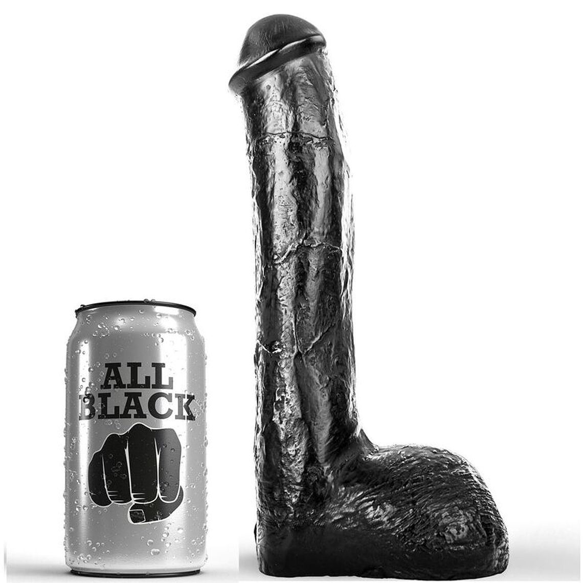 ALL BLACK - PENE REALISTA ANAL 23 CM 1