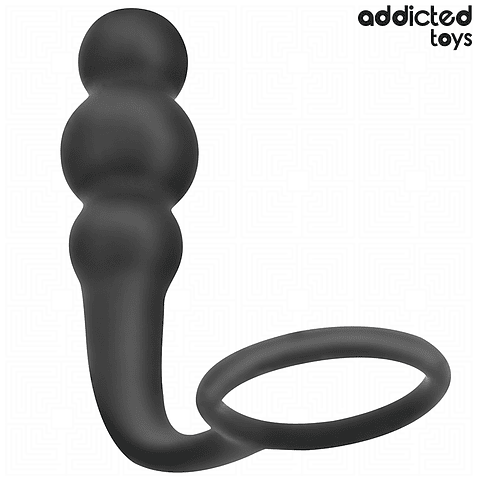 ADDICTED TOYS - PLUG ANAL COM ANEL MODELO 1