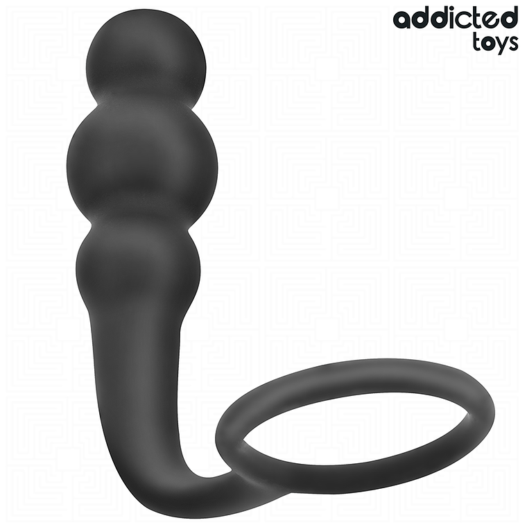 ADDICTED TOYS - PLUG ANAL COM ANEL MODELO 1 1