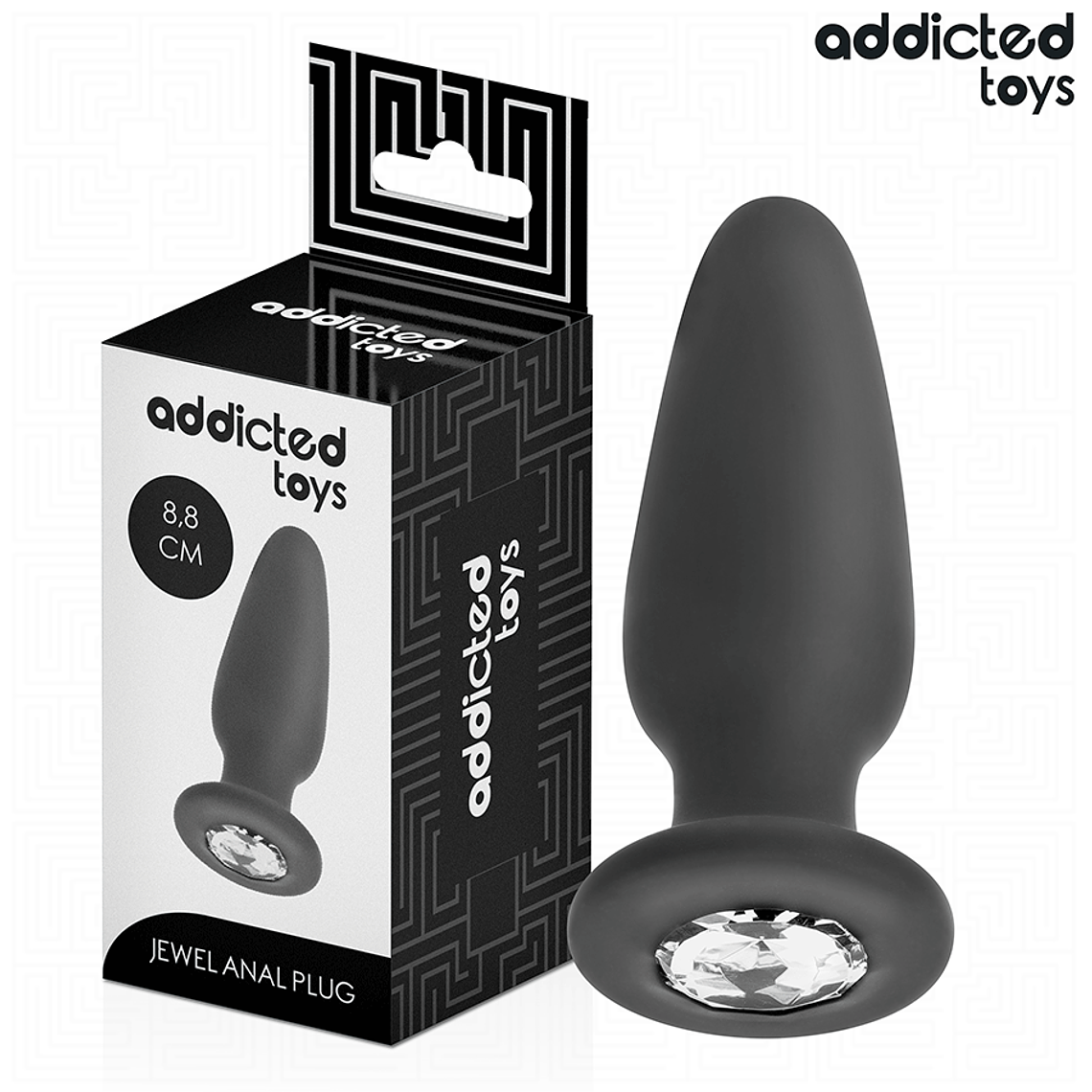 ADDICTED TOYS - PLUG ANAL COM JOIA TAMANHO S 8,8 CM 1