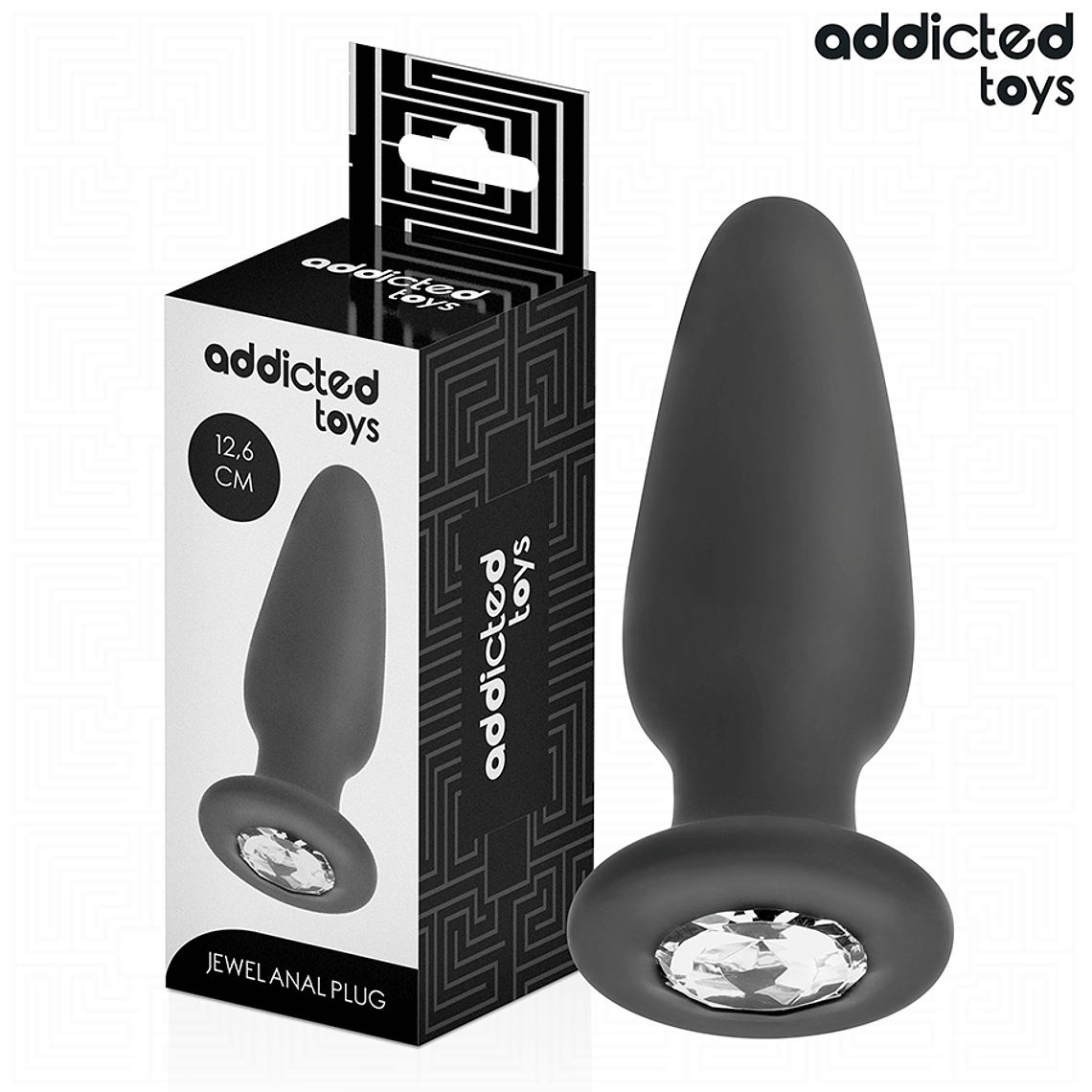 ADDICTED TOYS - PLUG ANAL COM JOIA TAMANHO L 12,6 CM 1