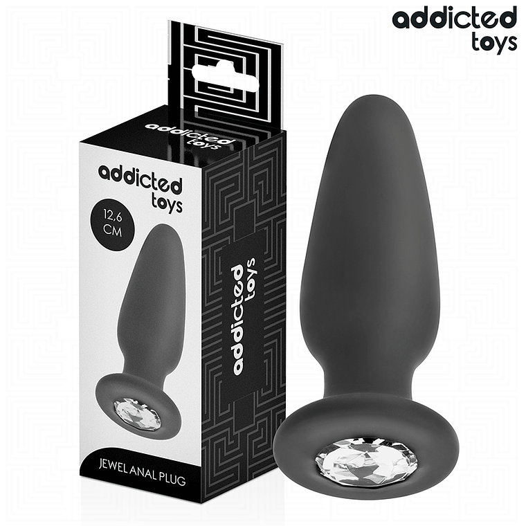 ADDICTED TOYS - PLUG ANAL COM JOIA TAMANHO L 12,6 CM 1
