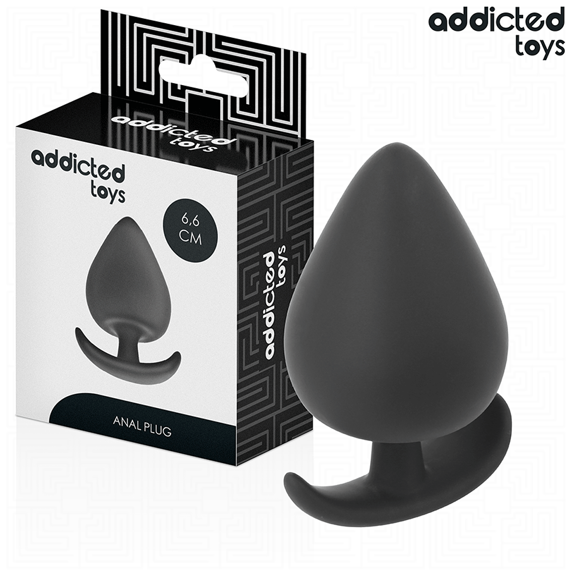 ADDICTED TOYS - PLUG ANAL TAMANHO M 6,6 CM 1
