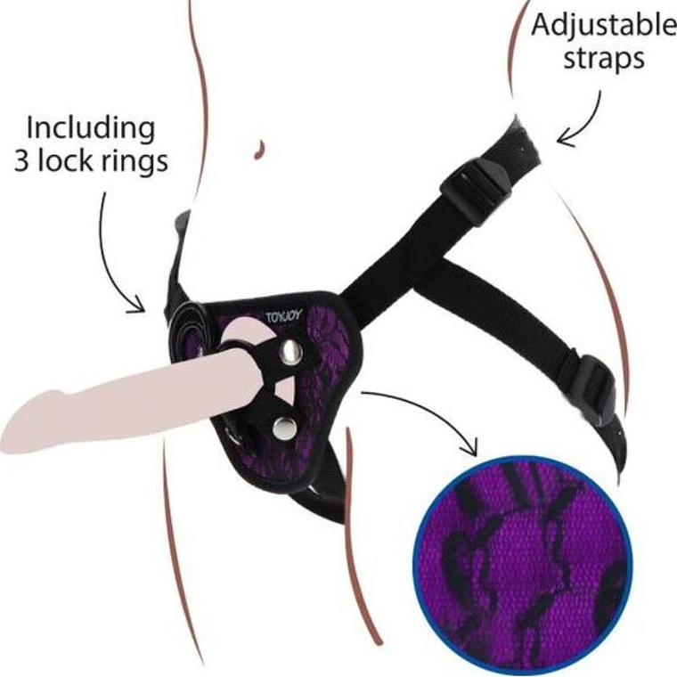 GET REAL - CINTO DE RENDA ROXO 1