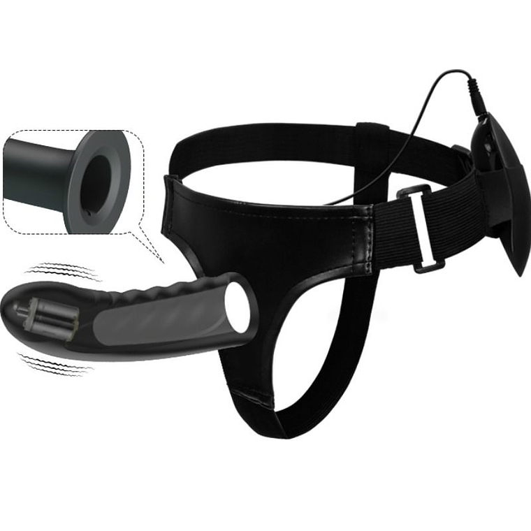 PRETTY LOVE - MARVIN STRAP ON COM VIBRAO E DILDO OCO 1