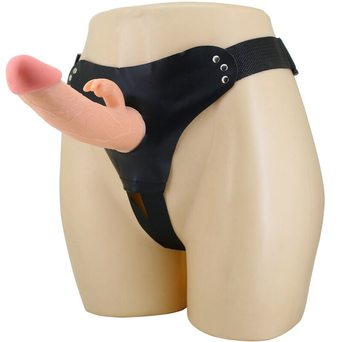 PRETTY LOVE - MAVIS HARNESS CUECAS UNIVERSAIS COM DILDO 19 CM NATURAL 1