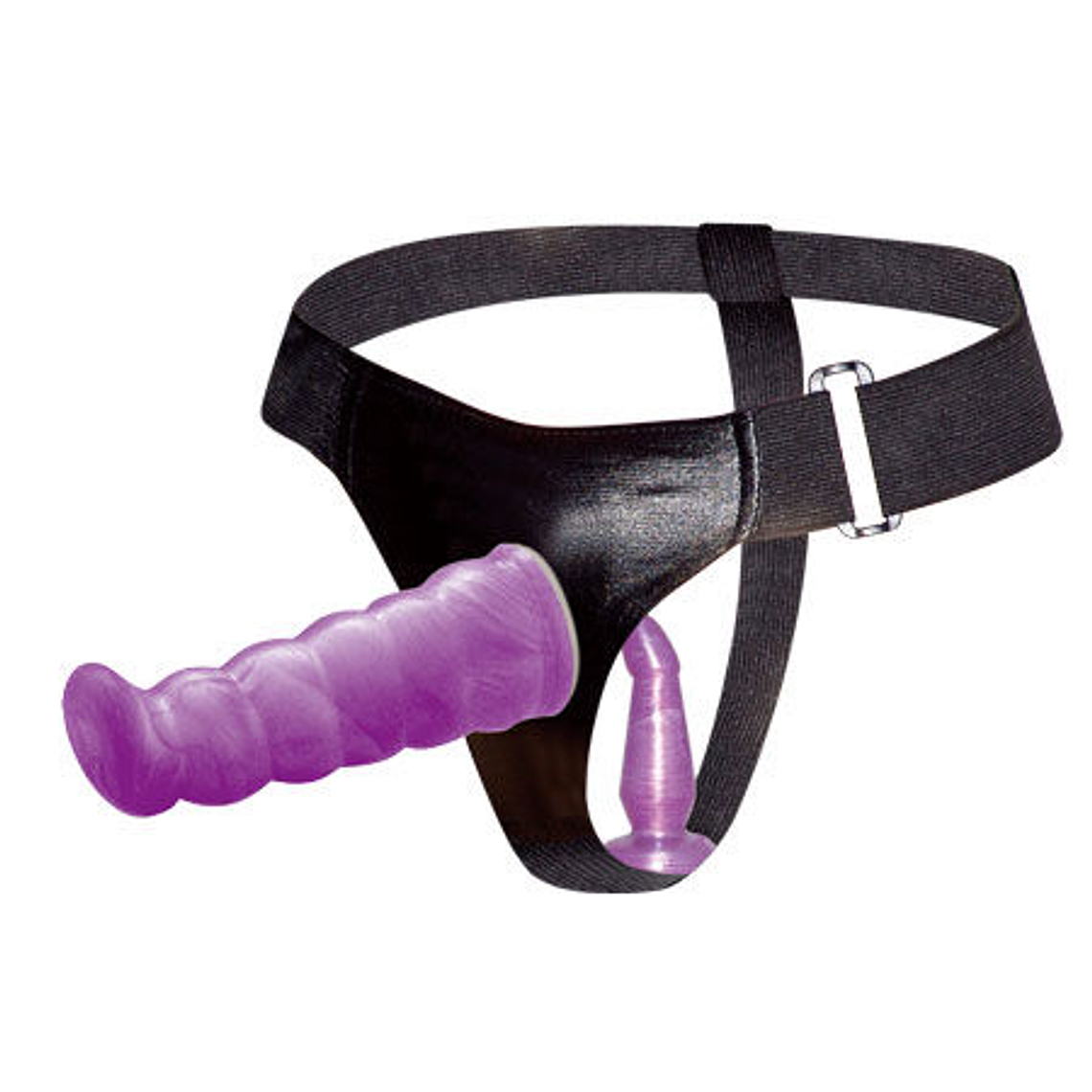 BAILE - ARNÊS ANAL E VAGINAL FÊMEA LILAC GPOINT 17 CM 1