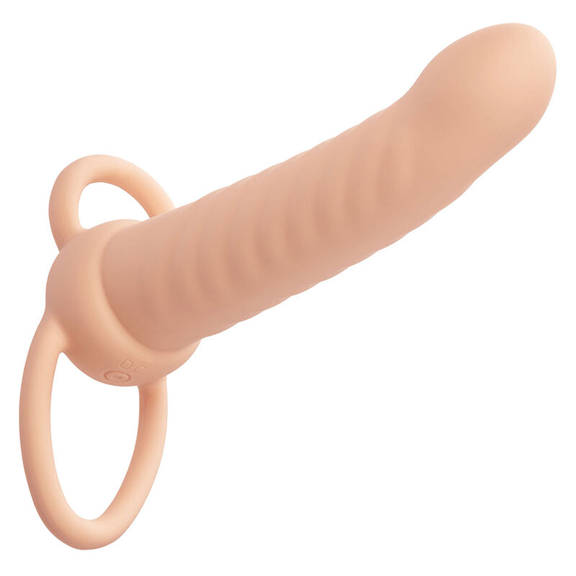 CALEXOTICS - MAXX RIBBED DUAL PENETRATOR 10 VIBRAÇÕES CARNE 1