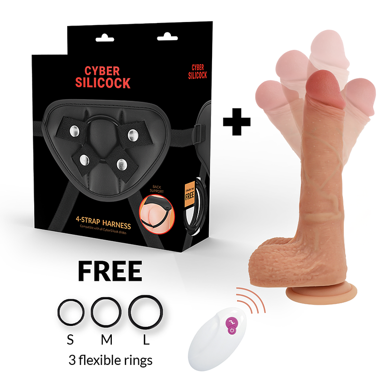 CYBER SILICOCK - STRAP-ON MR RICK CONTROLE REMOTO 1