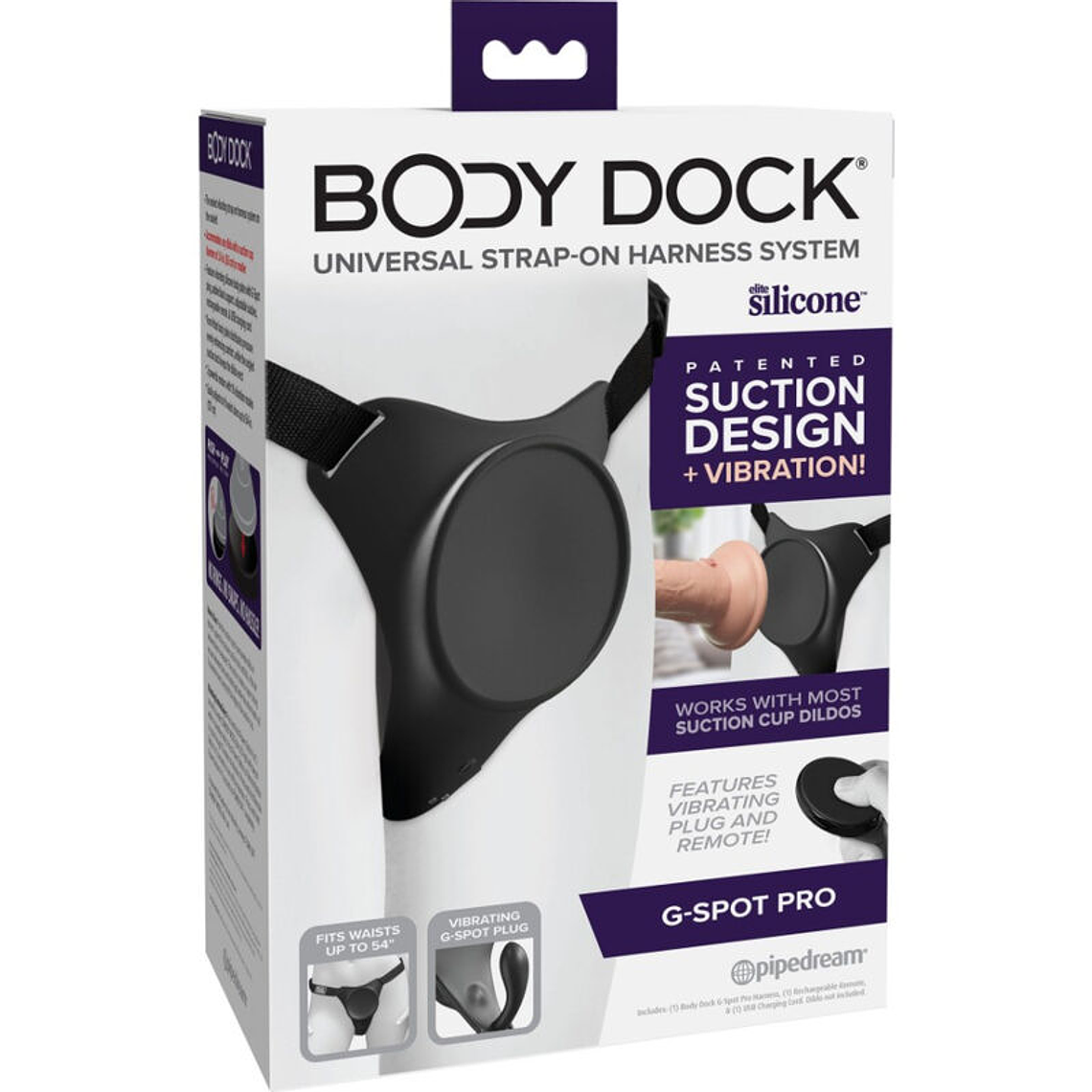 PIPEDREAMS - ARNÊS BODY DOCK G-SPOT PRO 1