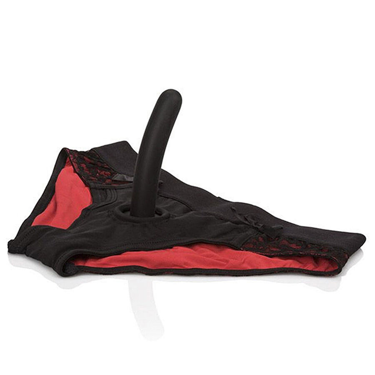 CALEXOTICS - SCANDAL CONJUNTO DE CALCINHA VERMELHA COM CONSOLO TAMANHO L/XL 1