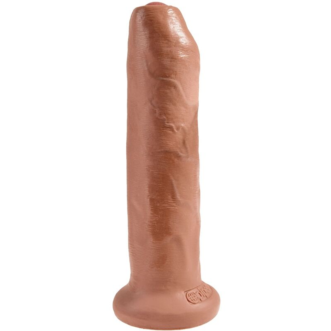 KING COCK - PÊNIS REALÍSTICO SEM CORTES 17.8 CM CARAMELO 1