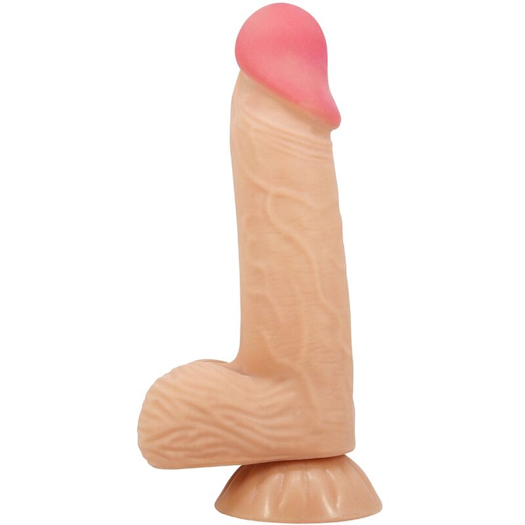 PRETTY LOVE - SÉRIE SLIDING SKIN DILDO REALÍSTICO COM VENTOSA DESLIZANTE PELE 20,6 CM 1