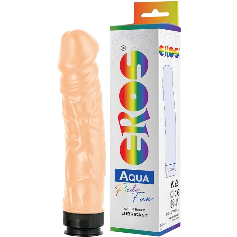 PRIDE - EROS AQUA LGBT PRIDE DILDO E LUBRIFICANTE À BASE DE ÁGUA 1