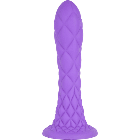 SILEXD - DREAMY DILDO FANTASY SILICONE LÍQUIDO TERMORATIVO VIOLETA 18,5 CM