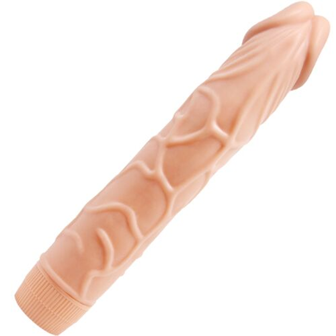Dildo Vibratório Realista BAILE BW-001009R | Grande TPR Textura Venosa 4