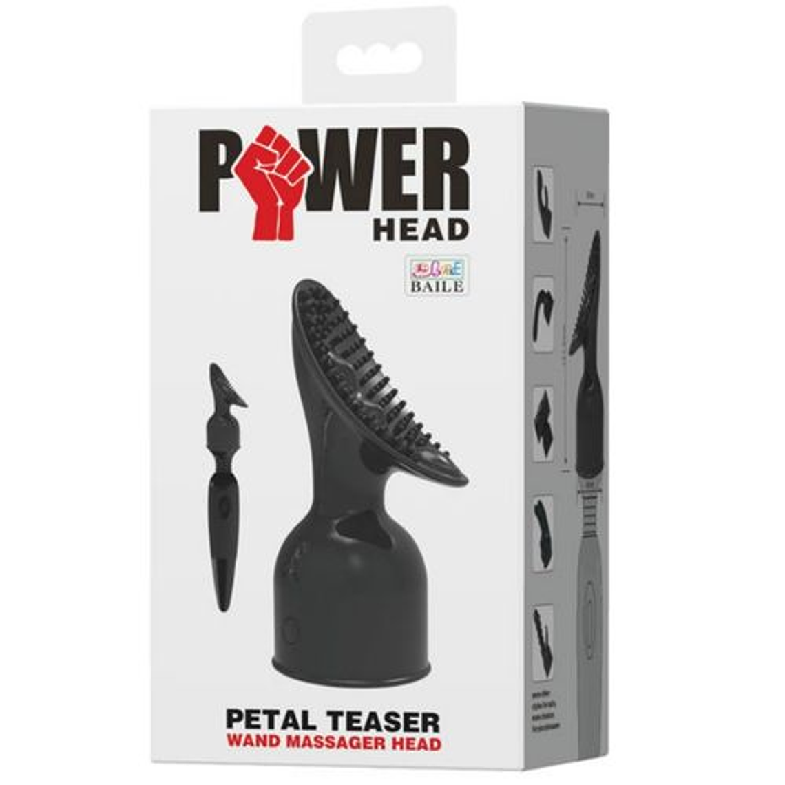 CABEÇA INTERCAMBIÁVEL BAILE POWER HEAD — Estimulador clitoriano em TPR 5