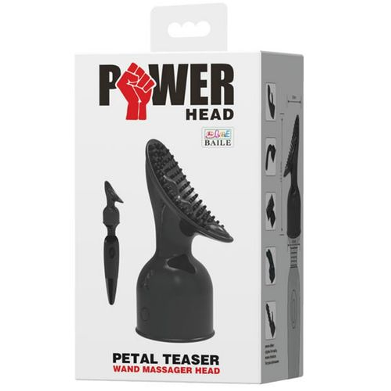 CABEÇA INTERCAMBIÁVEL BAILE POWER HEAD — Estimulador clitoriano em TPR 5