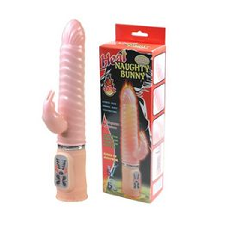 Vibrador coelho BAILE com aquecimento até 48 °C, projetado para estimulação dupla (clitoriana e interna) 12