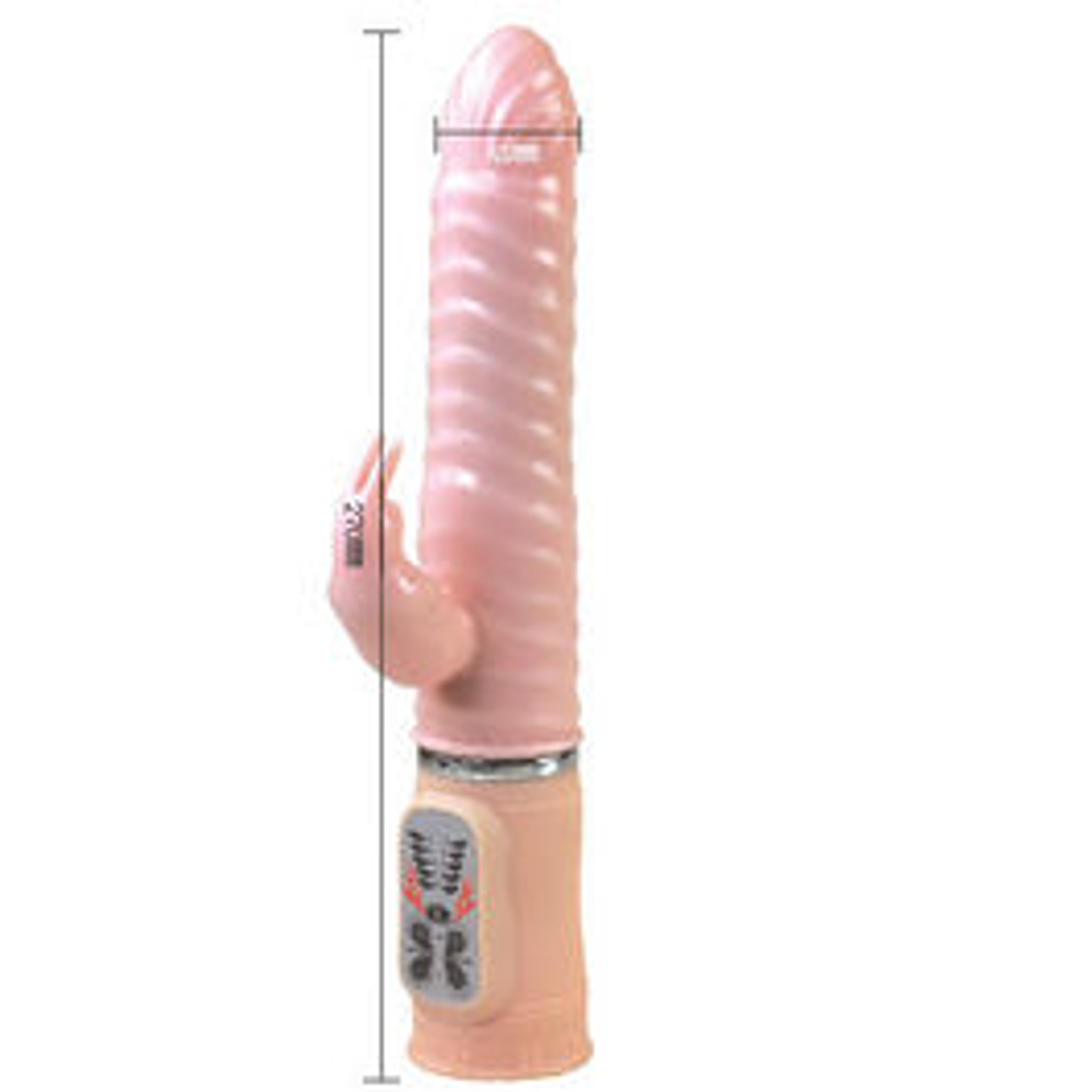 Vibrador coelho BAILE com aquecimento até 48 °C, projetado para estimulação dupla (clitoriana e interna) 11