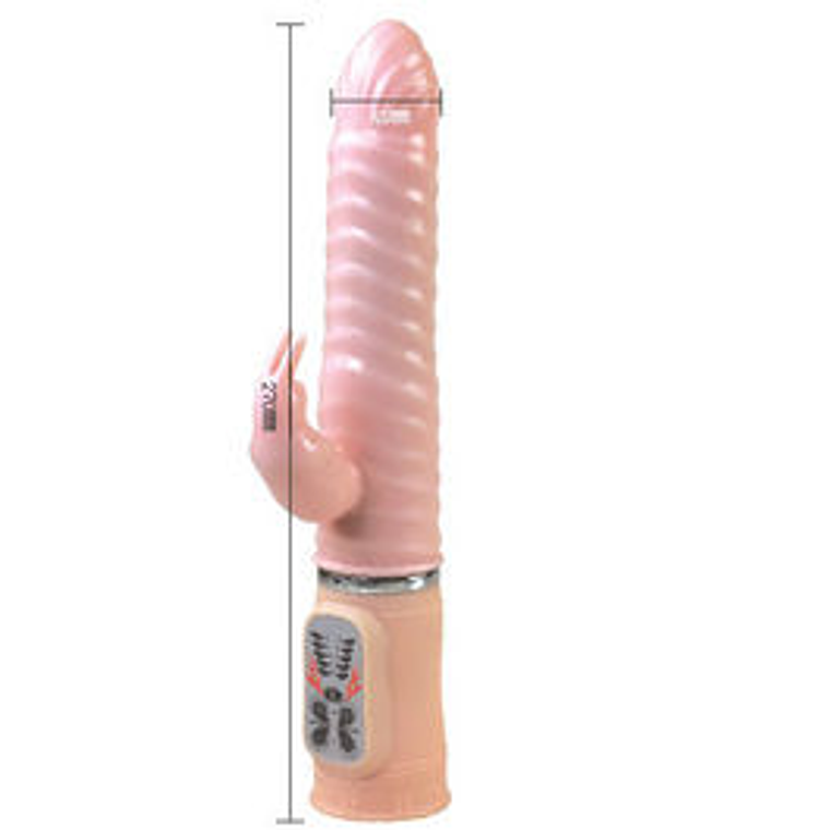 Vibrador coelho BAILE com aquecimento até 48 °C, projetado para estimulação dupla (clitoriana e interna) 11