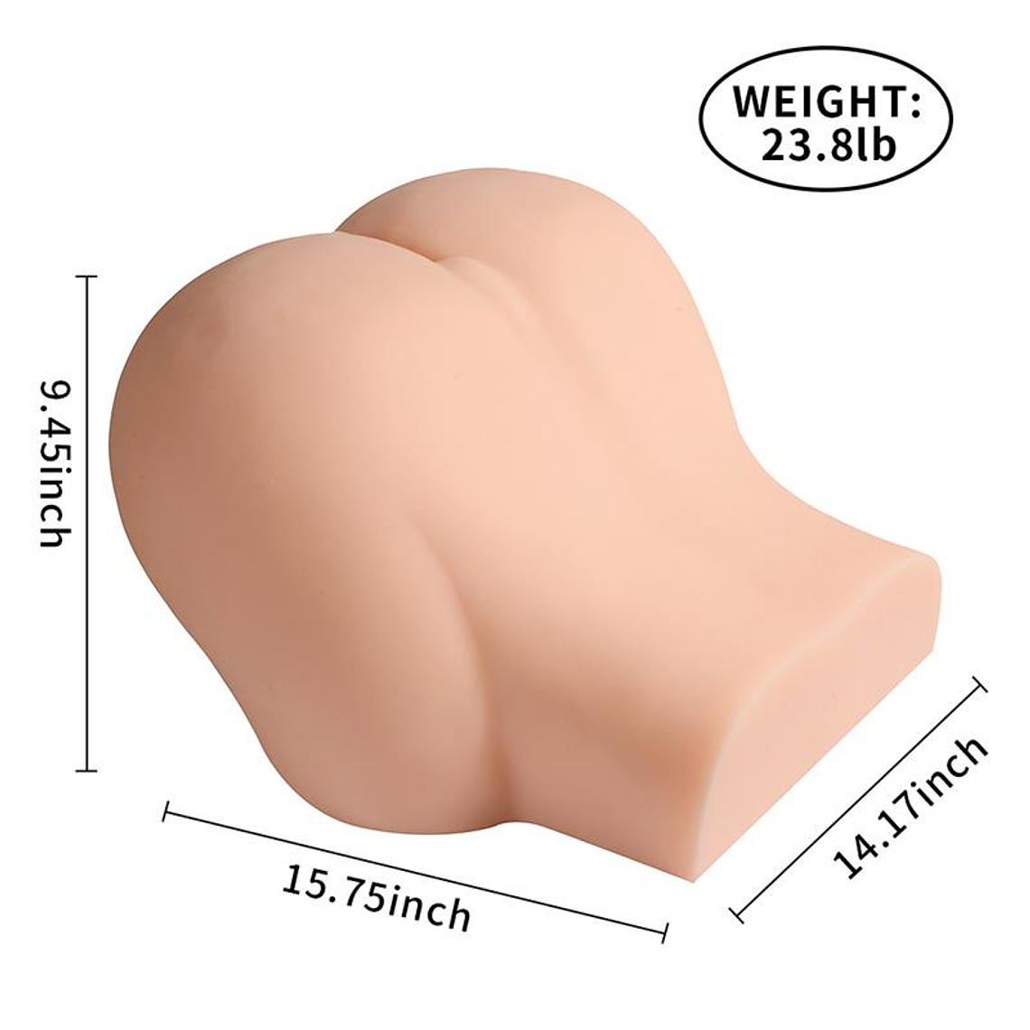 Masturbador SHEQU Huge Ass — 8,8 kg 7