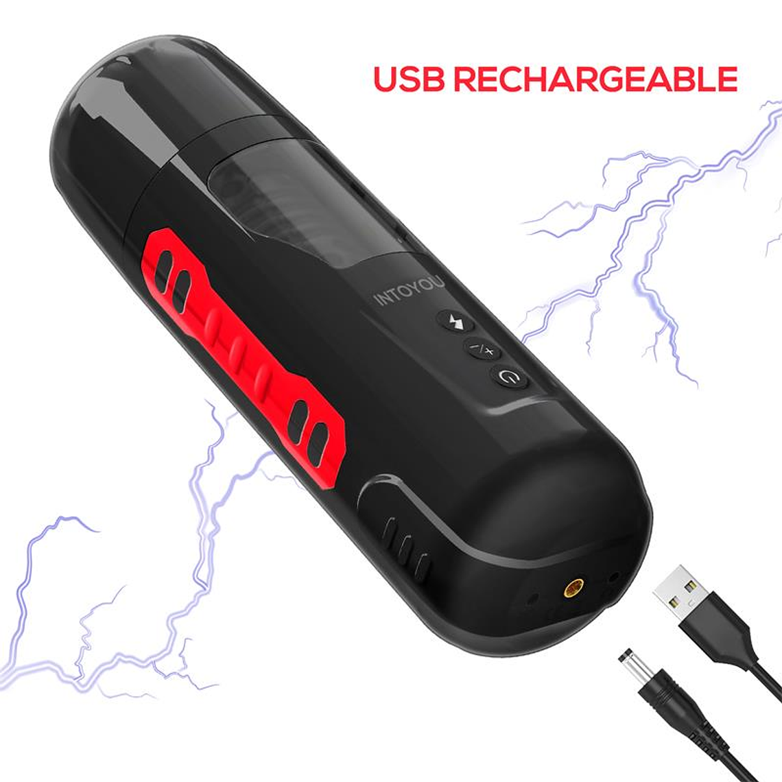 Masturbador Automático com Rotação INTOYOU Pyro | Impulso e Gemidos Turbo 6