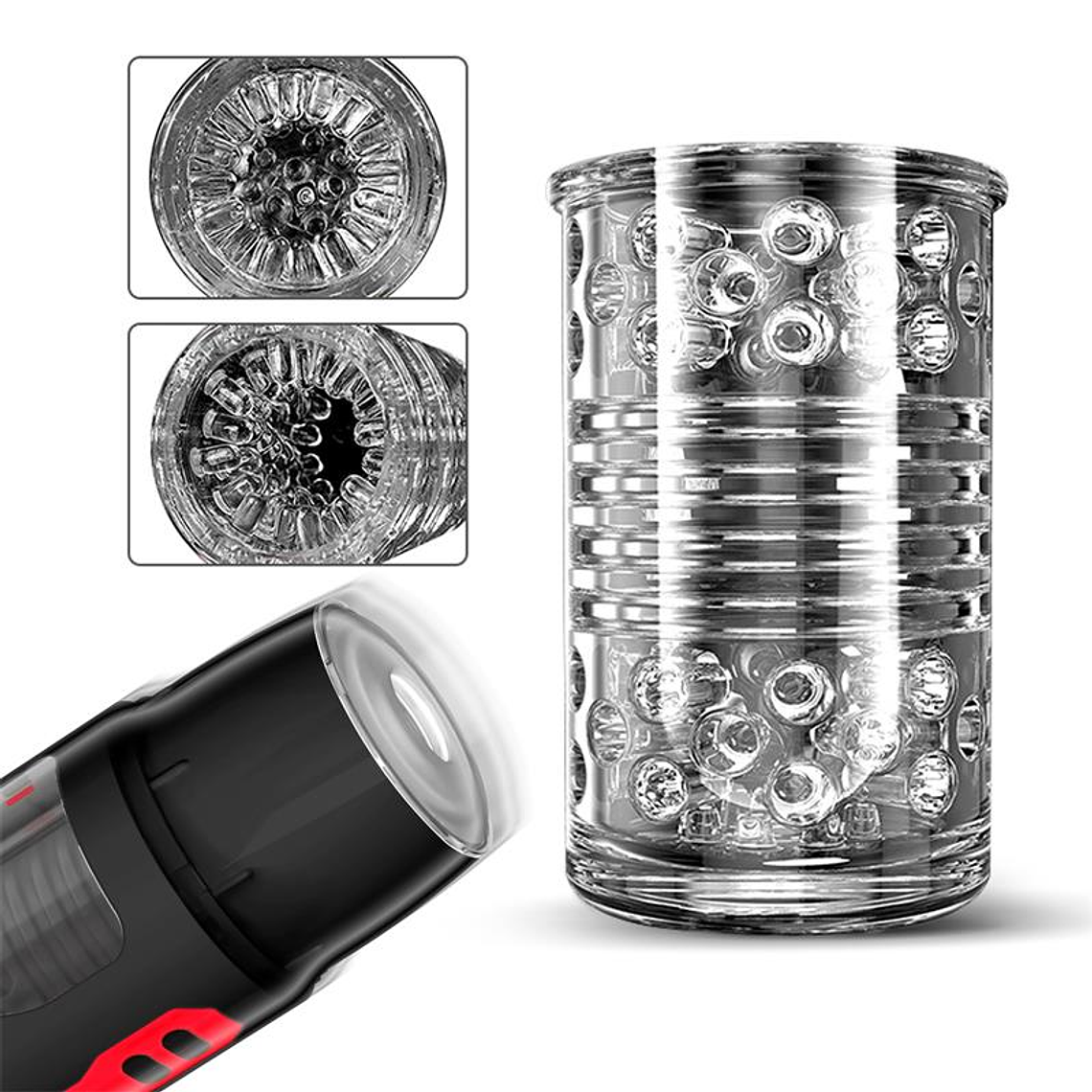 Masturbador Automático com Rotação INTOYOU Pyro | Impulso e Gemidos Turbo 2