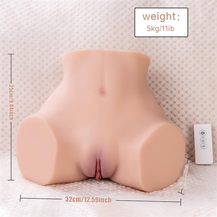 Torso Realista com Sucção XISE Lorna | 5kg Vibração Controle Remoto 11