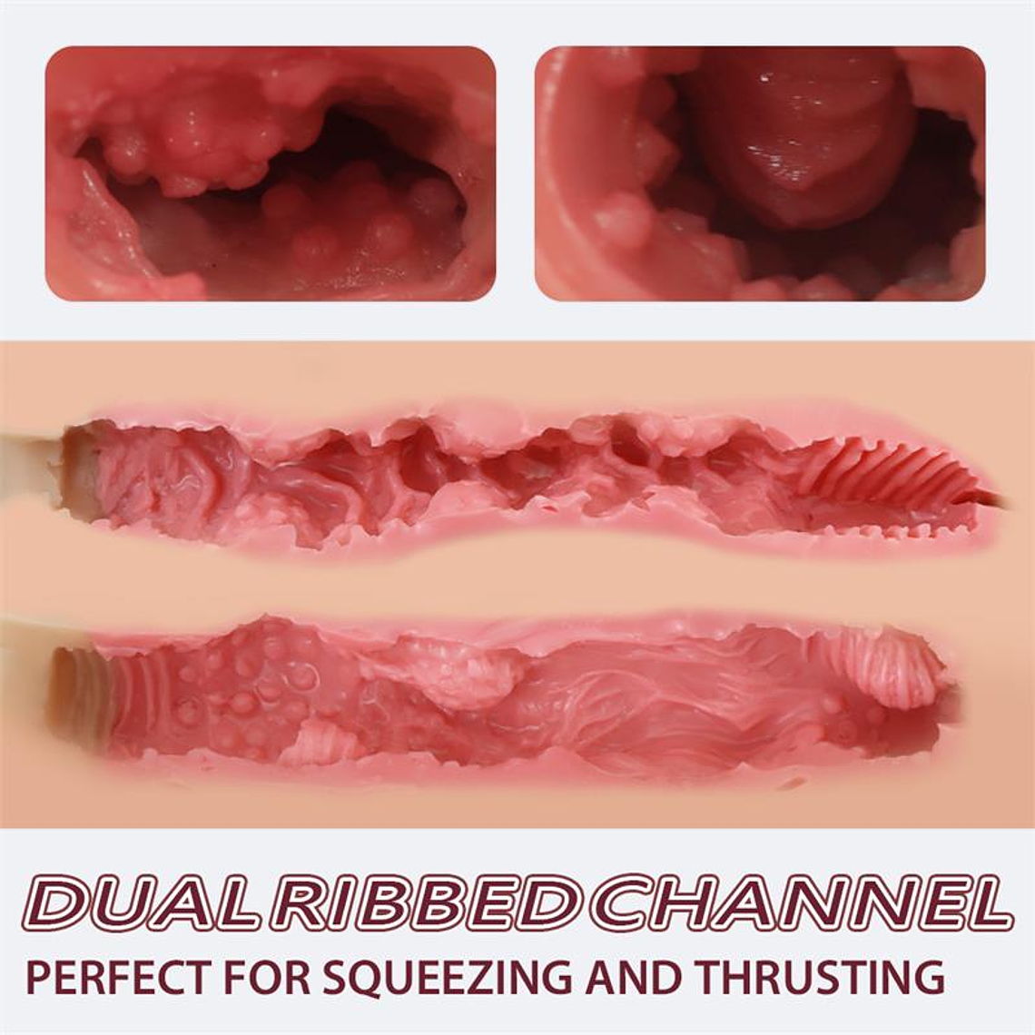 Torso Realista com Sucção XISE Ingrid | 15.3kg Vibração IPX7 Controle Remoto 4