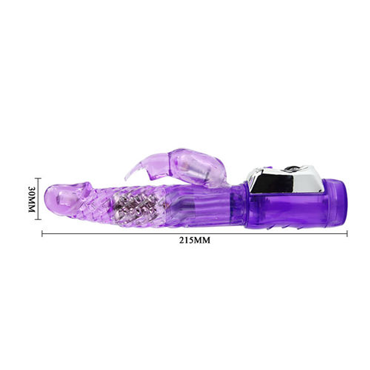 Vibrador Rabbit Rotativo Personal Elite | Dupla Rotação e Estimulação do Ponto G 3