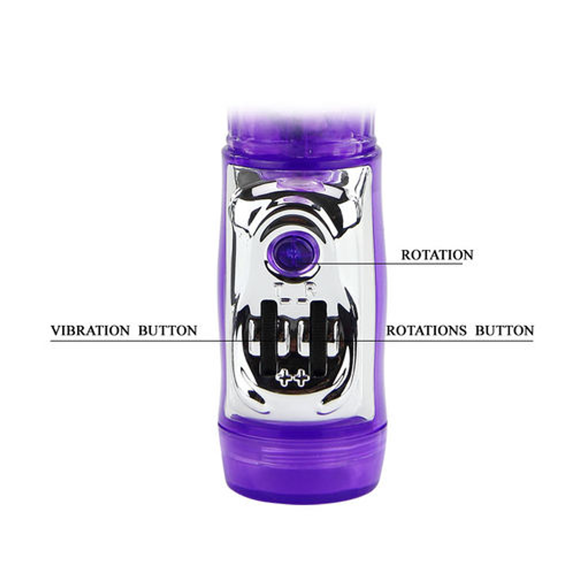 Vibrador Rabbit Rotativo Personal Elite | Dupla Rotação e Estimulação do Ponto G 4